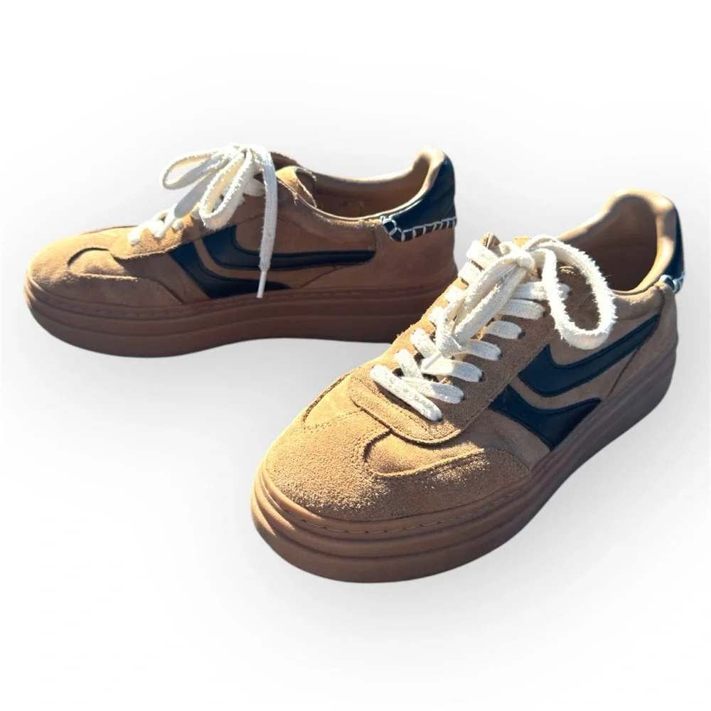 Steve Madden Dodge Sneakers – Tan Multi / Size 8.5